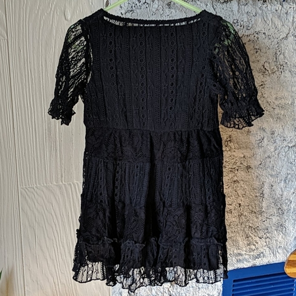 3/$30 Disney Black lace dress - Picture 3 of 3